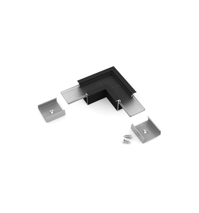 Profilsamler LINEA-IN20 90GRAD - Svart anodisert