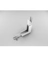 Connecteur de profil VARIO30-02 90° - haut / bas, laqué blanc