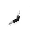 Profilsamler VARIO30-02 90DEG -  op / ned, sort anodiseret