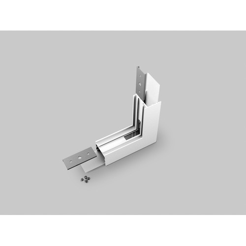 Connecteur de profil VARIO30-02 270DEG - haut / bas, laqué blanc