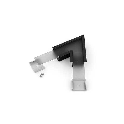 Profilsamler VARIO30-07 60DEG - Sort anodiseret