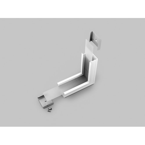 Connecteur de profil VARIO30-07 90° - haut / bas, laqué blanc