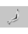 Connecteur de profil VARIO30-07 90° - haut / bas, laqué blanc
