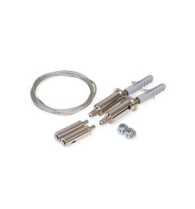 Suspension de câble 1,5 m pour montage, chrome