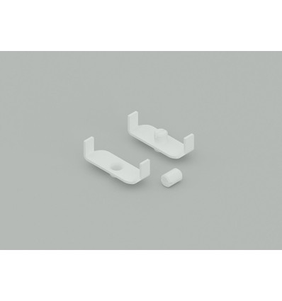 Monteringsbeslag LINEA20 - Hvit lakkert