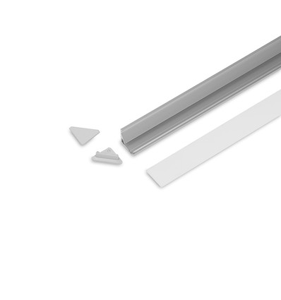 2m sæt CABI12 + E SLIDE - Anodiseret