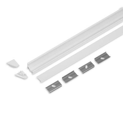 2m sæt CORNER10.V2 + C CLICK - Hvid