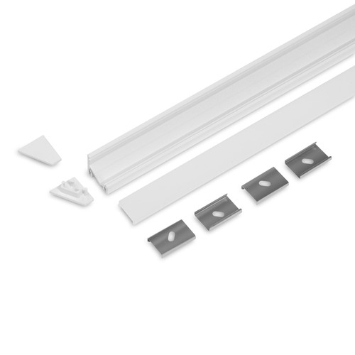 Set de 2m CORNER12.V2 + F CLICK - Blanc