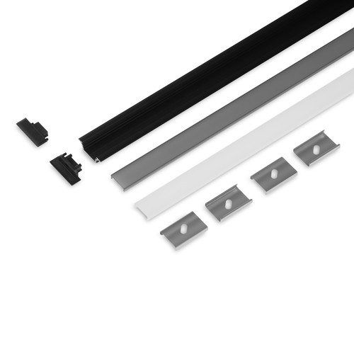 2m sæt GROOVE10.V2 + C CLICK - Sort anodiseret