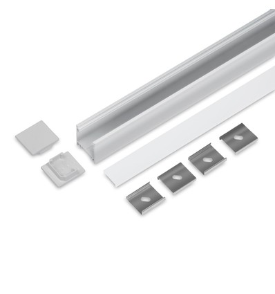 2m sett LINEA20 + F CLICK - Anodisert