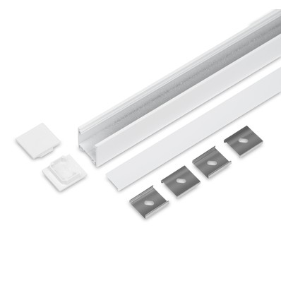 2m sett LINEA20 + F CLICK - Hvit