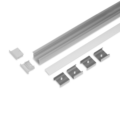 2m sett LINEA-IN20 + F CLICK - Anodisert