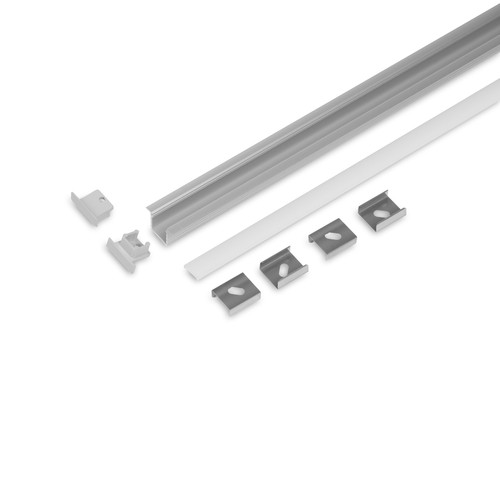 2m sett SMART-IN10 + C2 CLICK - Anodisert