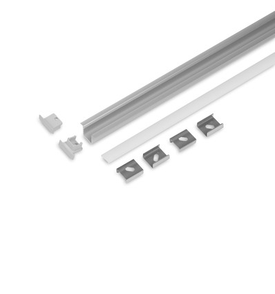 2m sett SMART-IN10 + C2 CLICK - Anodisert