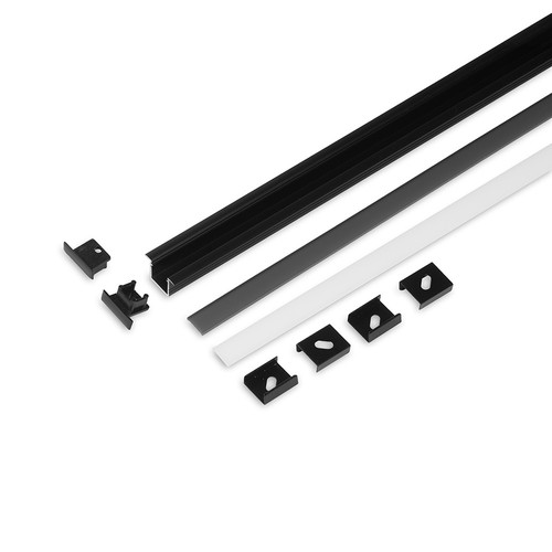 2m sæt SMART-IN10 + C2 CLICK - Sort anodiseret