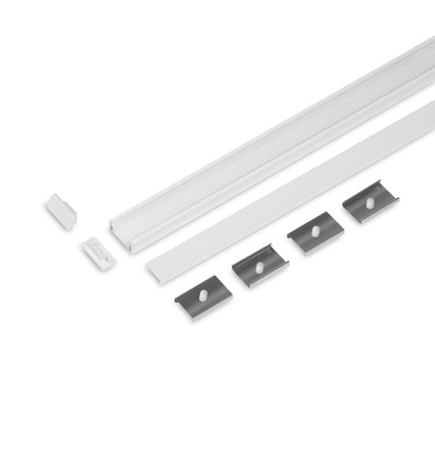 2m sett SURFACE10.V2 + C CLICK - Hvit