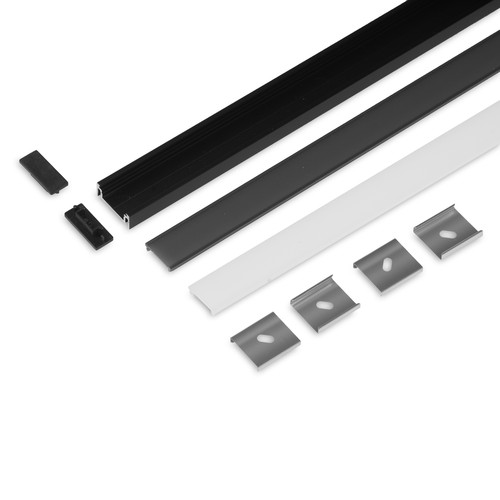 2m sett SURFACE14.V2 + F CLICK - Svart eloksert