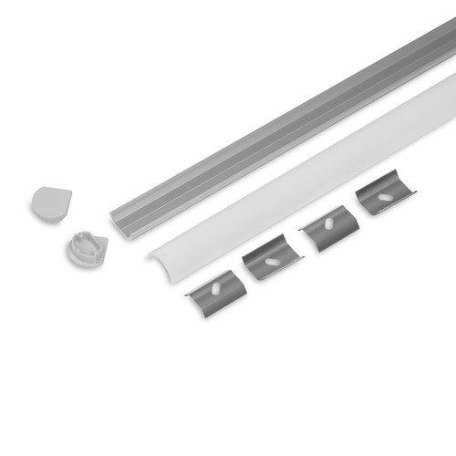 Set 2m QUARTER10 + D CLICK - Anodisé