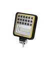 29W LED, 10-60V - Koud wit + oranje, werklamp, auto, vrachtwagen, tractor, aanhanger, hulpverleningsvoertuigen, 30 graden