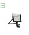 30W breedstraler met sensor - IP44, zwart, werklamp, PIR-sensor