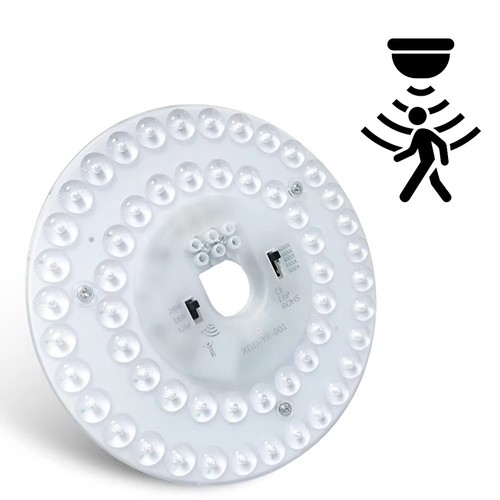 Ø17 cm / 24/18/12W Sensor LED indsats - Valgfri CCT, erstat G24, cirkelrør og kompaktrør, flicker free