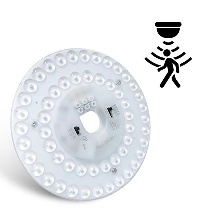 Module LED à capteur Ø17 cm / 24/18/12W - CCT au choix, remplace G24, tubes circulaires et tubes compacts, flicker free