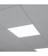 Dalle LED Casambi 60x60, 36W - Hauteur: 9mm, UGR19, cadre blanc