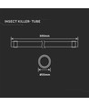 Tube LED T8 15W / 50,5cm pour destructeur d'insectes - G13, 365nm, compatible VT-3230