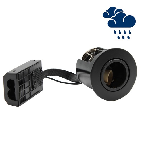 GU10 inbouwspot Inno88 Buiten - Zwart, IP44, geschikt voor installatie in isolatie
