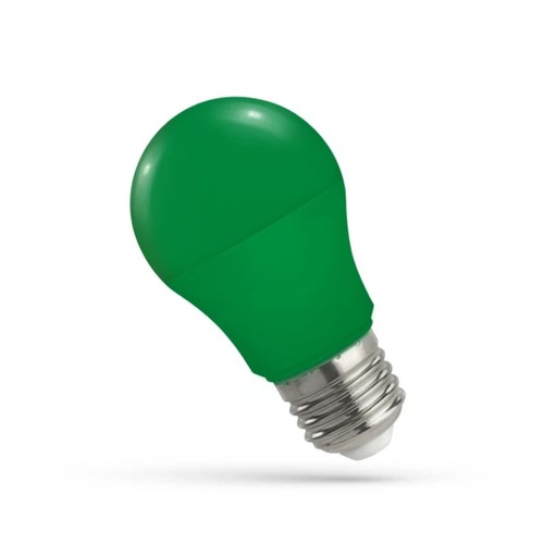 E27 4,9W Grønn LED-pære - A50, mattert