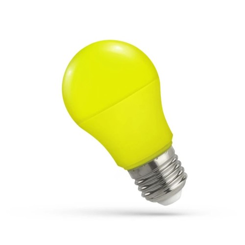 E27 4,9W Gele LED-lamp - A50, mat