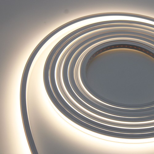 5m 8,5W/m AnyCut Neon Flex 10x10 neutraal wit LED strip - 12V DC, geen knipafstand