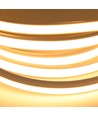 5m 7,5W/m AnyCut Neon Flex 10x10 Warm wit LED strip - 12V DC, geen knipafstand