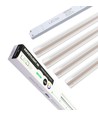 Troldtekt LED dæmpbar skinnesæt 4x120 cm - Planforsænket, Fjernbetjening dæmpbar, Akustilight inkl. ledninger og driver
