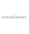 5m 9,6W/m LED strip - 12V DC, 11000K, Ekstra kold, 120 LED pr. meter