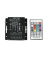 RGBW Sync Controller med 24-knappers RF fjernkontroll - 12V/24V, 4 kanaler, RJ45 synkronisering, IP20