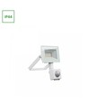 10W lyskaster med sensor - IP44, hvit, arbeidslampe, PIR-sensor