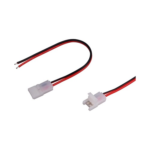 8mm connector voor LED strip - Single head, voor 8mm enkelkleurige strip