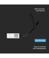 WiFi LED controller met afstandsbediening, 12V/24V - Smart Life, Google Home, CCT/RGB, 72-144W