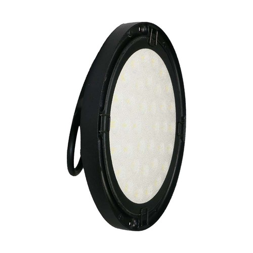 200W LED high bay, 120lm/W - IP65, 4000K, Ø31cm, sort finish