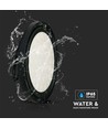 High Bay LED 200W, 120lm/W - IP65, 4000K, Ø31cm, finition noire