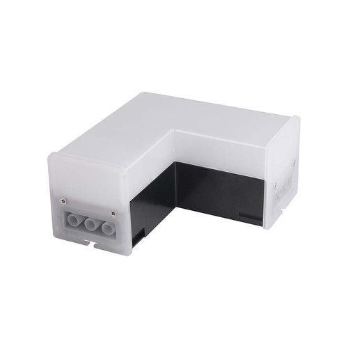 Connecteur en L pour luminaires linéaires, 8W - 800lm, IP20, 120 degrés, 11,6 x 11,6 cm