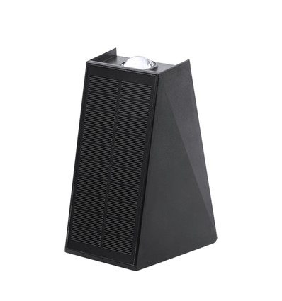 Solar wandlamp - IP54, zwart, up/down, schemersensor