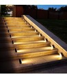 2 stuks Solarlamp sensor trapverlichting - Beweging + schemersensor, IP54