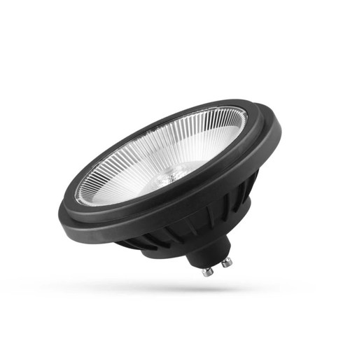 GU10 AR111 14W LED spot - 40° stralingshoek, zwart