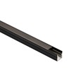 240cm Lys til akustikpanel sort - Komplet sæt med aluprofil og COB LED strip