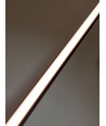 240cm Lys til akustikpanel sort - Komplet sæt med aluprofil og COB LED strip