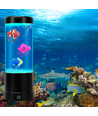 Lampe poisson RGB 23 cm de haut - Ø9 cm, parfaite pour les enfants et les âmes d