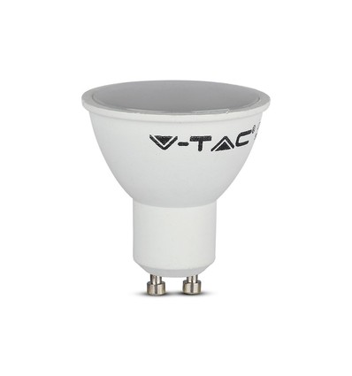 Lot de 3 ampoules LED GU10 4,5W - 400lm, verre dépoli, blanc chaud