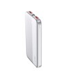 Powerbank 10000mAh, 22.5W - Ultra slim, aluminium, blanc, fast charger